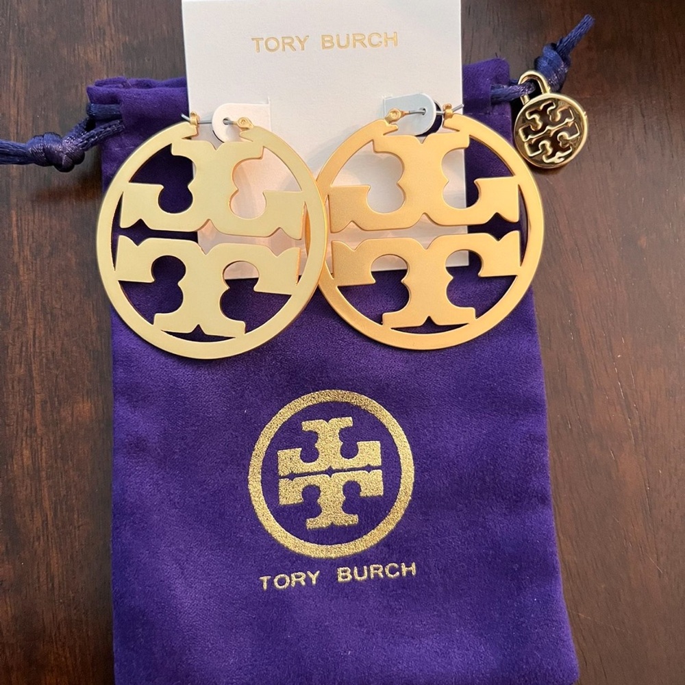 Tory Burch Gold Hoop Earrings